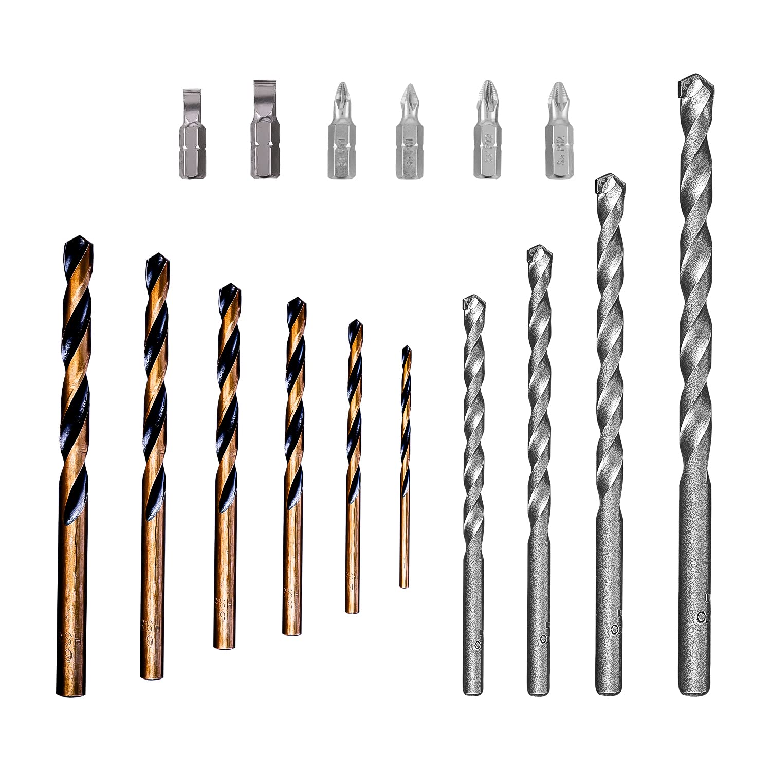 AKSDB9165 INGCO 16 PCS DRILL BITS & SCREWDRIVER BITS SET