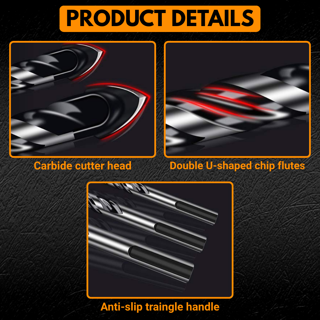 MASONRY DRILL BITS 5 SIZE