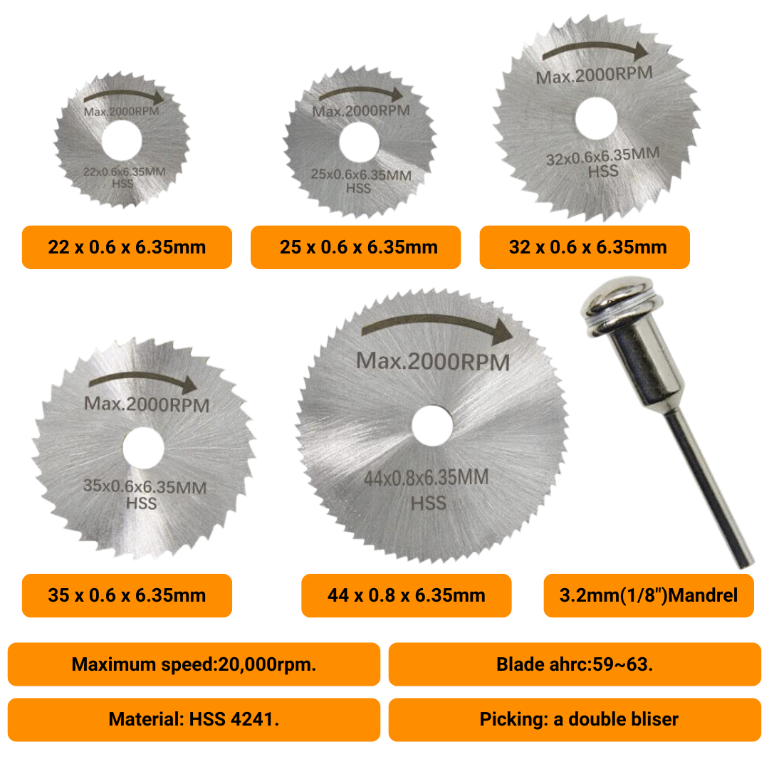 Mini HSS Circular Saw Blade Rotary Cutter
