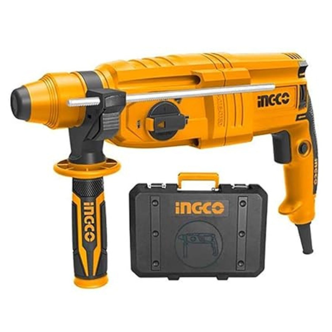 INGCO 800W Rotary Hammer Drill – 26mm Corded Electric Hammer Machine - RGH9028
