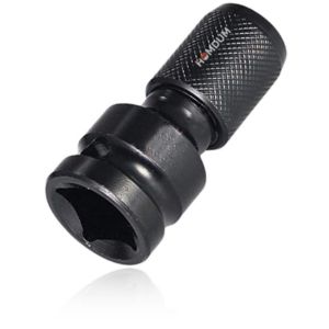 HOMDUM 1/2 INCH SQUARE DRIVE TO 1/4 INCH HEX FEMALE SOCKET ADAPTER