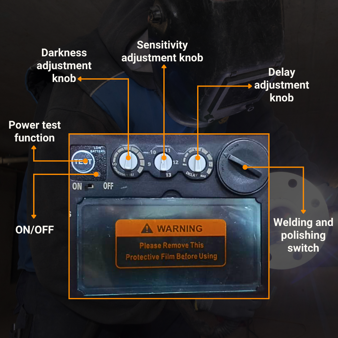 WELDING SAFETY HELMET