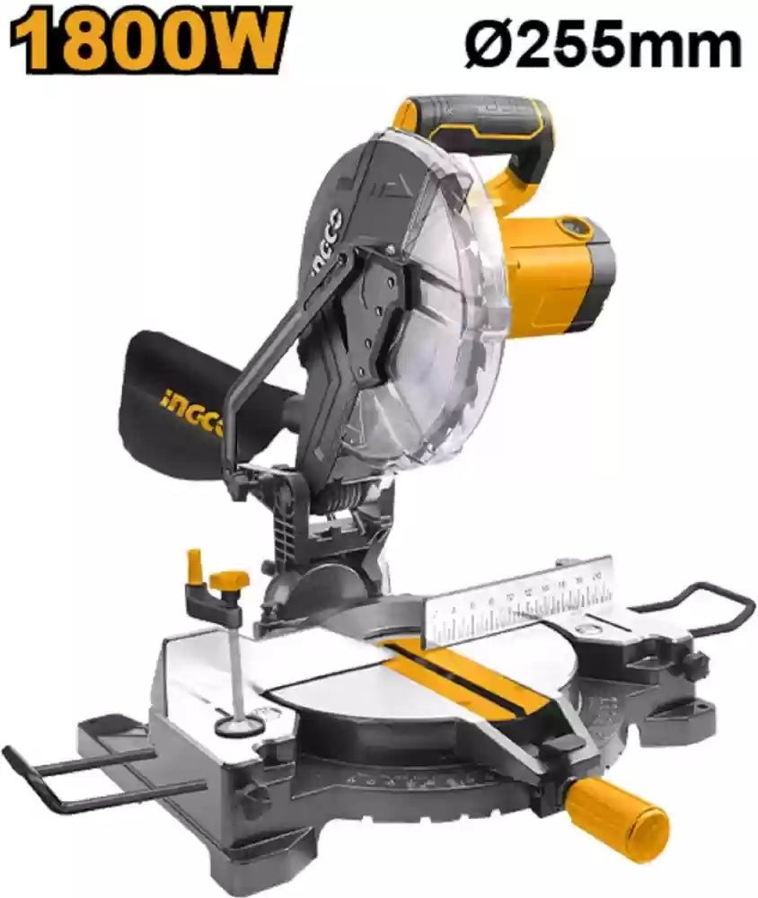 INGCO 1800 Watt 255mm Miter Saw BMS18001 Chop Saw (1800 W)