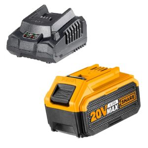 INGCO 20V 4.0Ah Battery & Charger Set