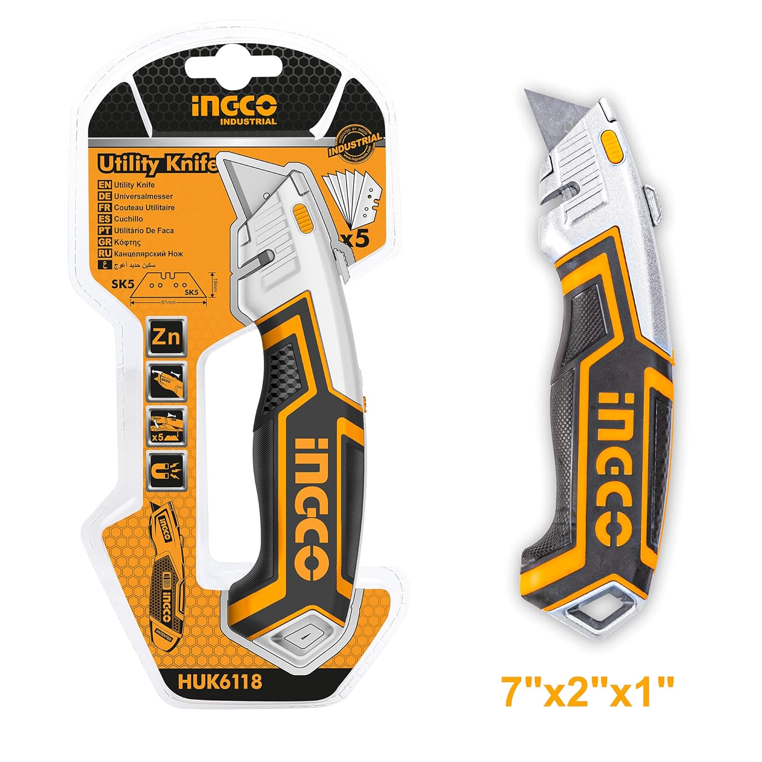 HUK6118 INGCO UTILITY KNIFE