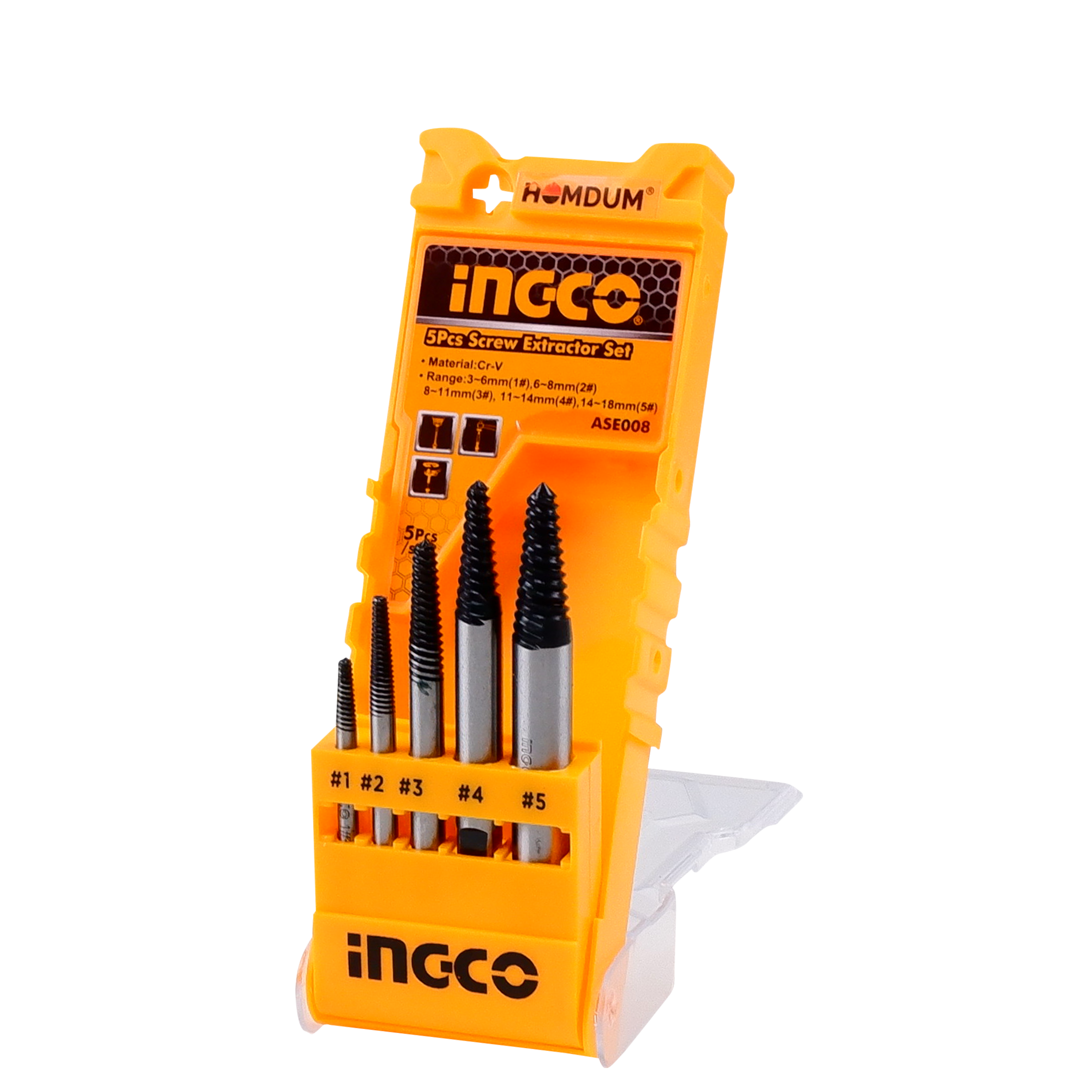 Homdum Damaged Screw Extractor Easy Out INGCO