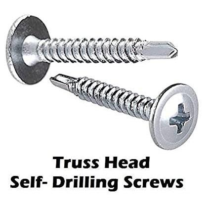 Homdum Truss Head Phillips Drive Self Drilling Screw 1 1/4 inch (32mm) Pack of 50