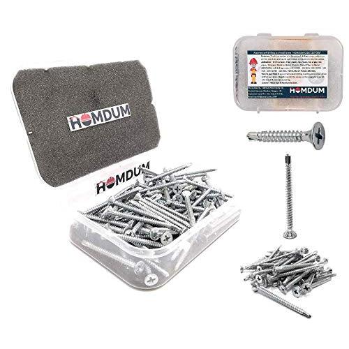 Homdum Self Drilling Screw Bugle Head Phillips Drive 2 inch (50mm)