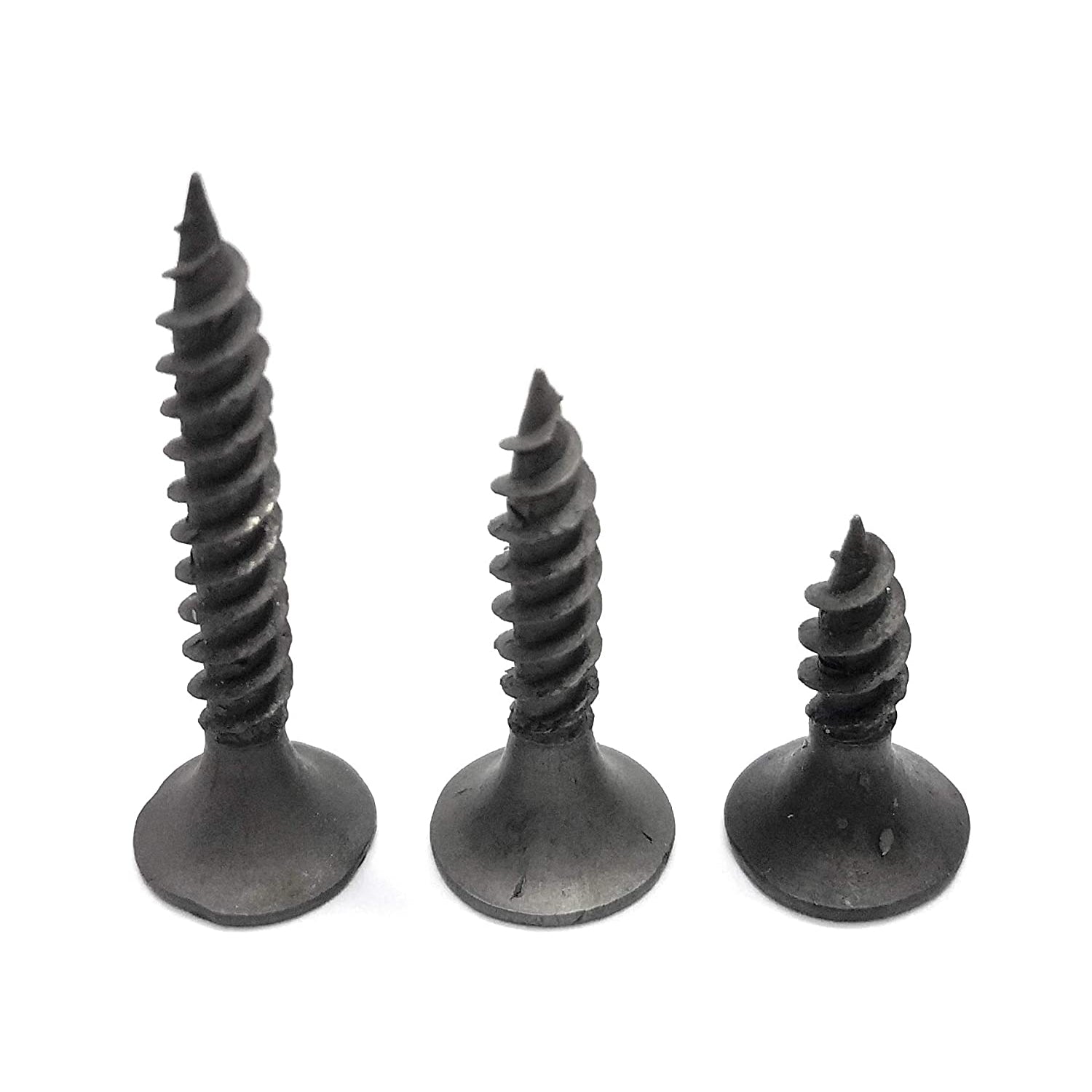 Homdum Assorted Black Dry Wall Screws 3 Sizes (13 mm to 25 mm) + Ph Bit 1 nos, (Pack of 451 Pieces)