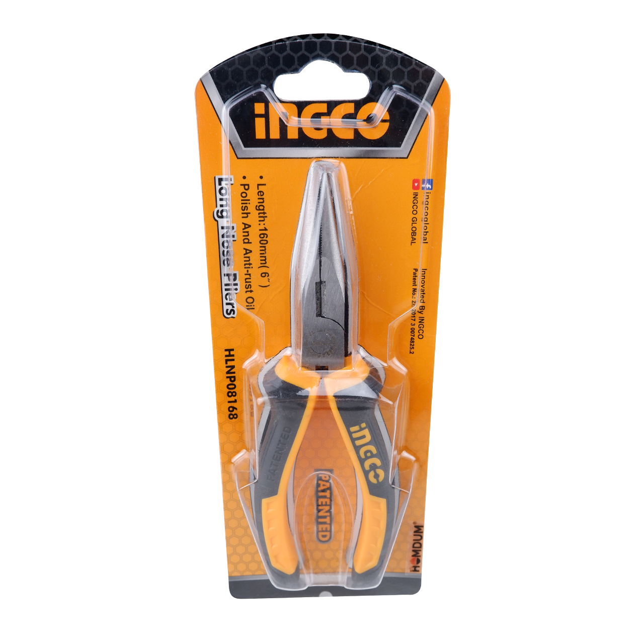 Homdum 6 inch Combination plier INGCO Sturdy wire cutter Lineman cutting pliers Insulated double color black & yellow