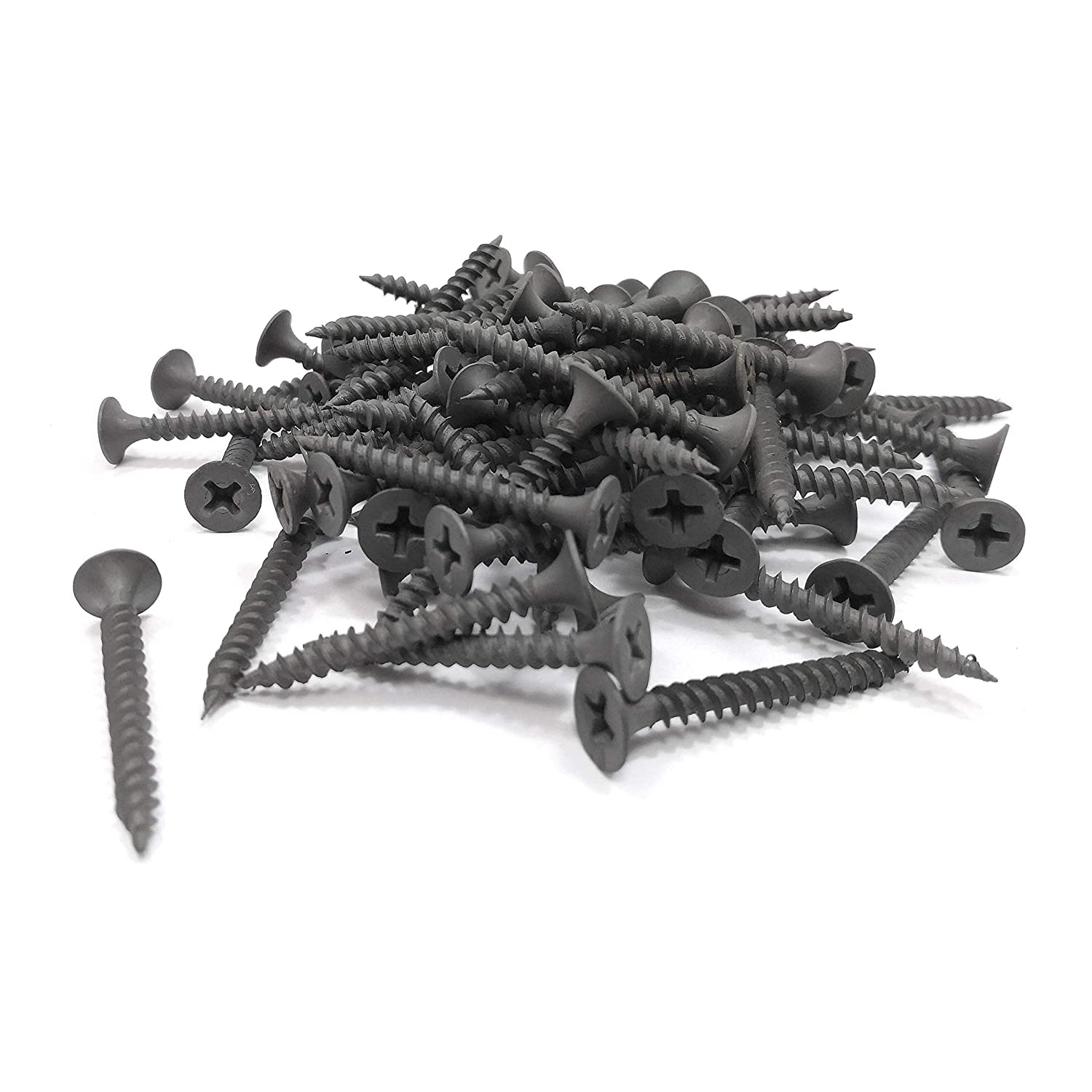 Homdum Assorted Black Dry Wall Screws 3 Sizes (13 mm to 25 mm) + Ph Bit 1 nos, (Pack of 451 Pieces)