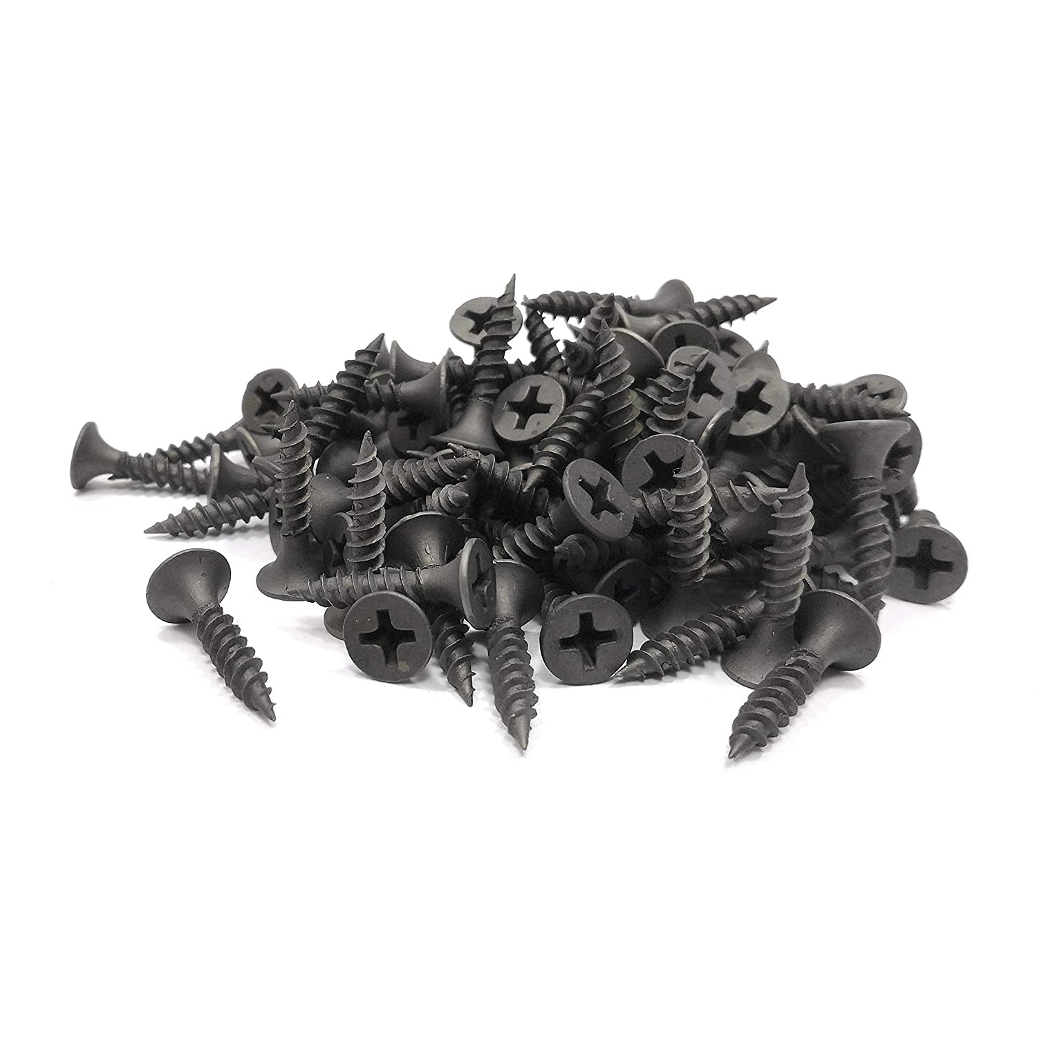 Homdum Assorted Black Dry Wall Screws 3 Sizes (13 mm to 25 mm) + Ph Bit 1 nos, (Pack of 451 Pieces)