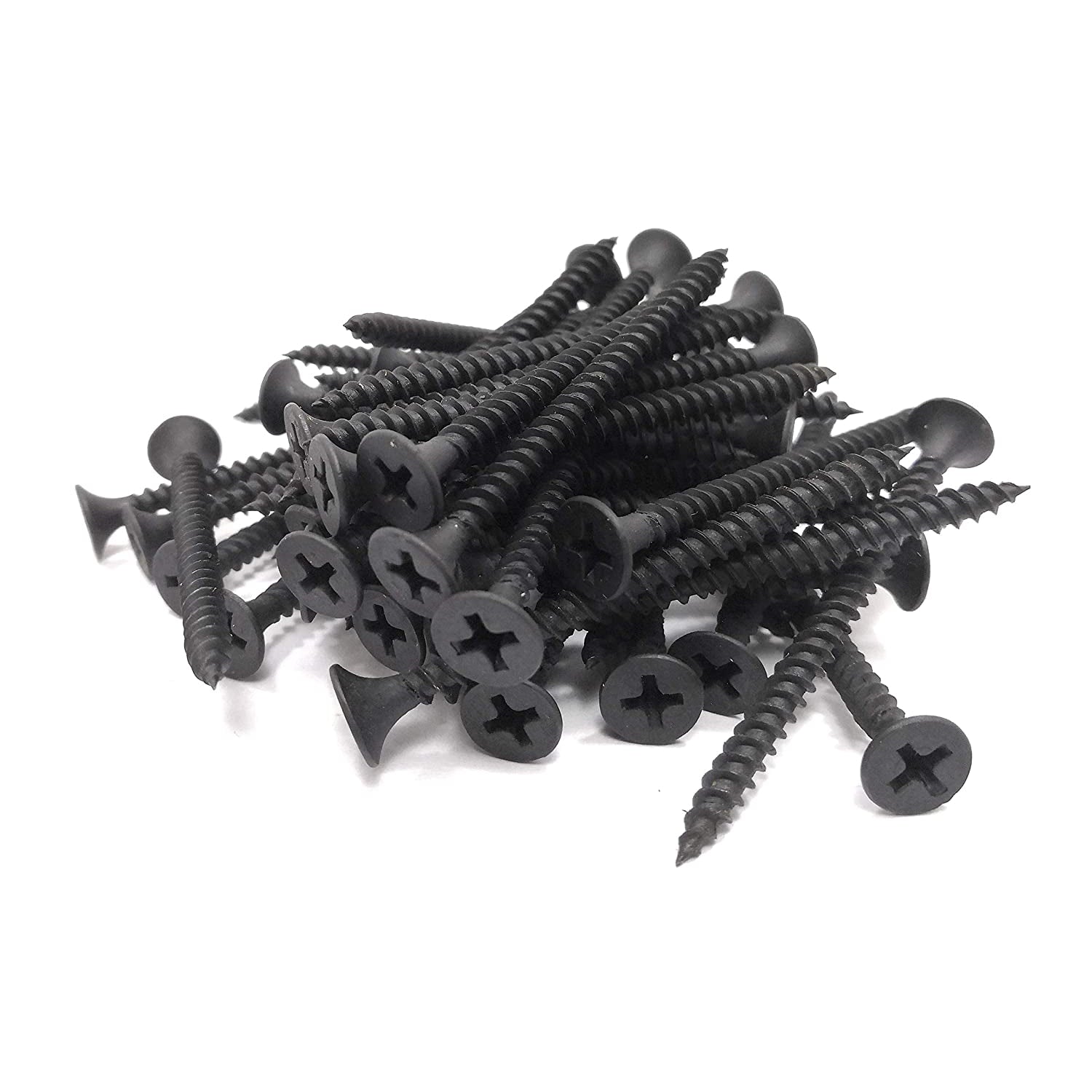 Homdum Assorted Black Dry Wall Screws 3 Sizes (13 mm to 25 mm) + Ph Bit 1 nos, (Pack of 451 Pieces)