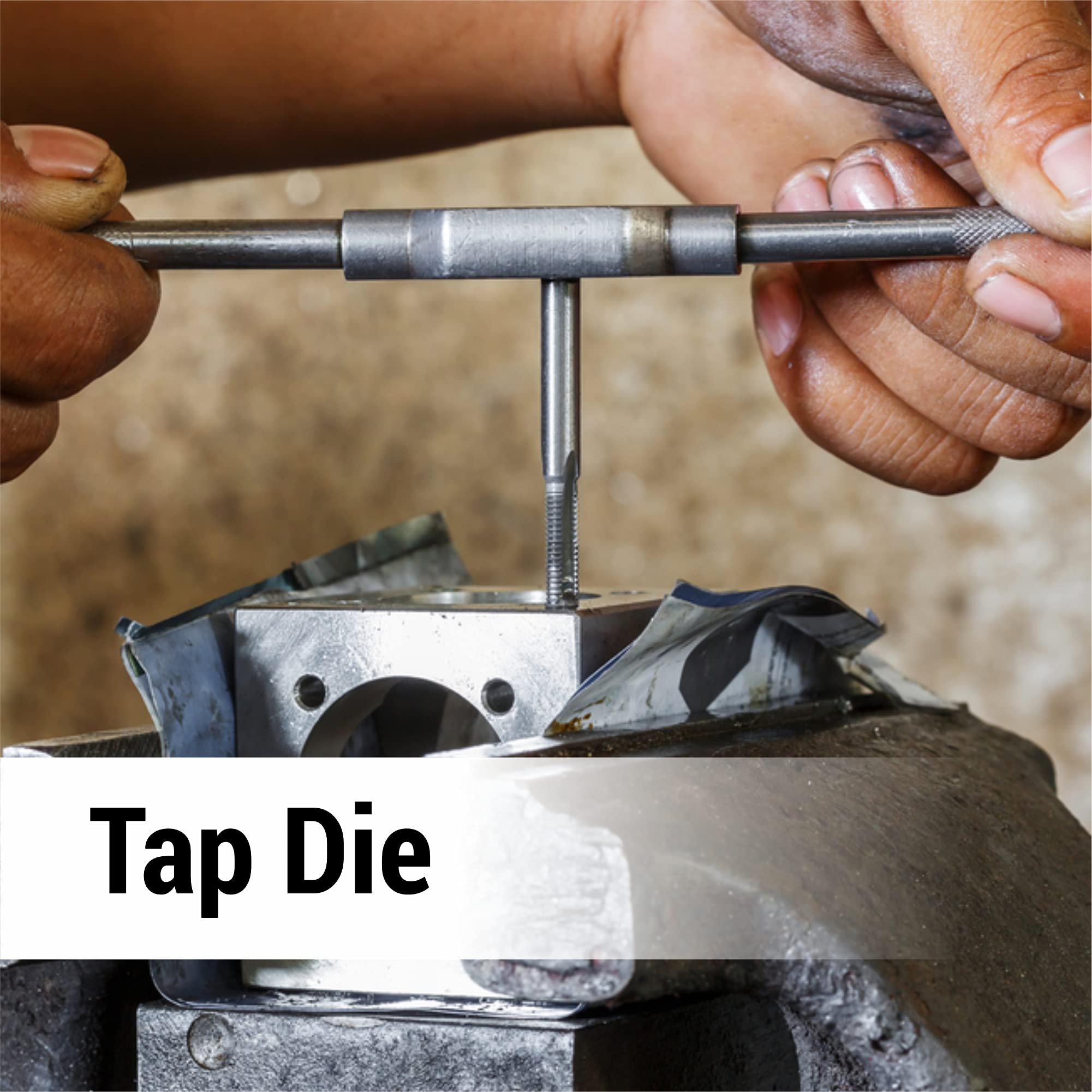 HOMDUM 12PCS TAP AND DIE SET