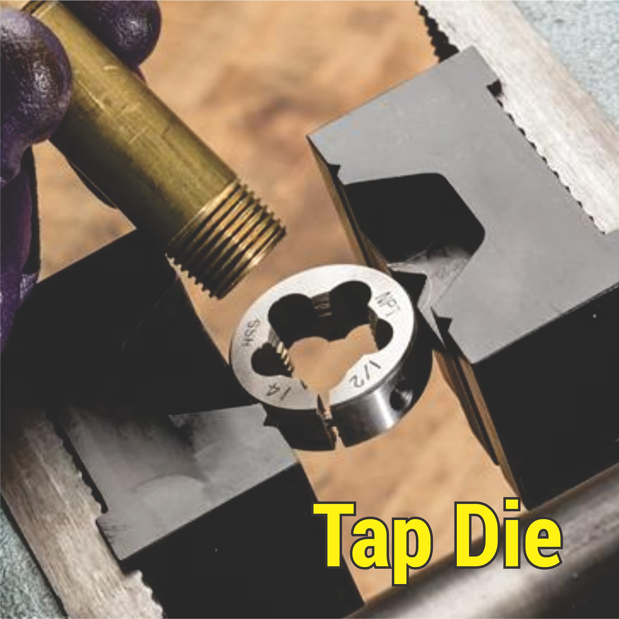 HOMDUM 12PCS TAP AND DIE SET