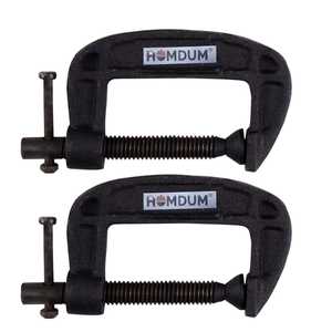 Homdum 2” inch Industrial Heavy Duty G Clamp C Type Clamping Tool for woodworking