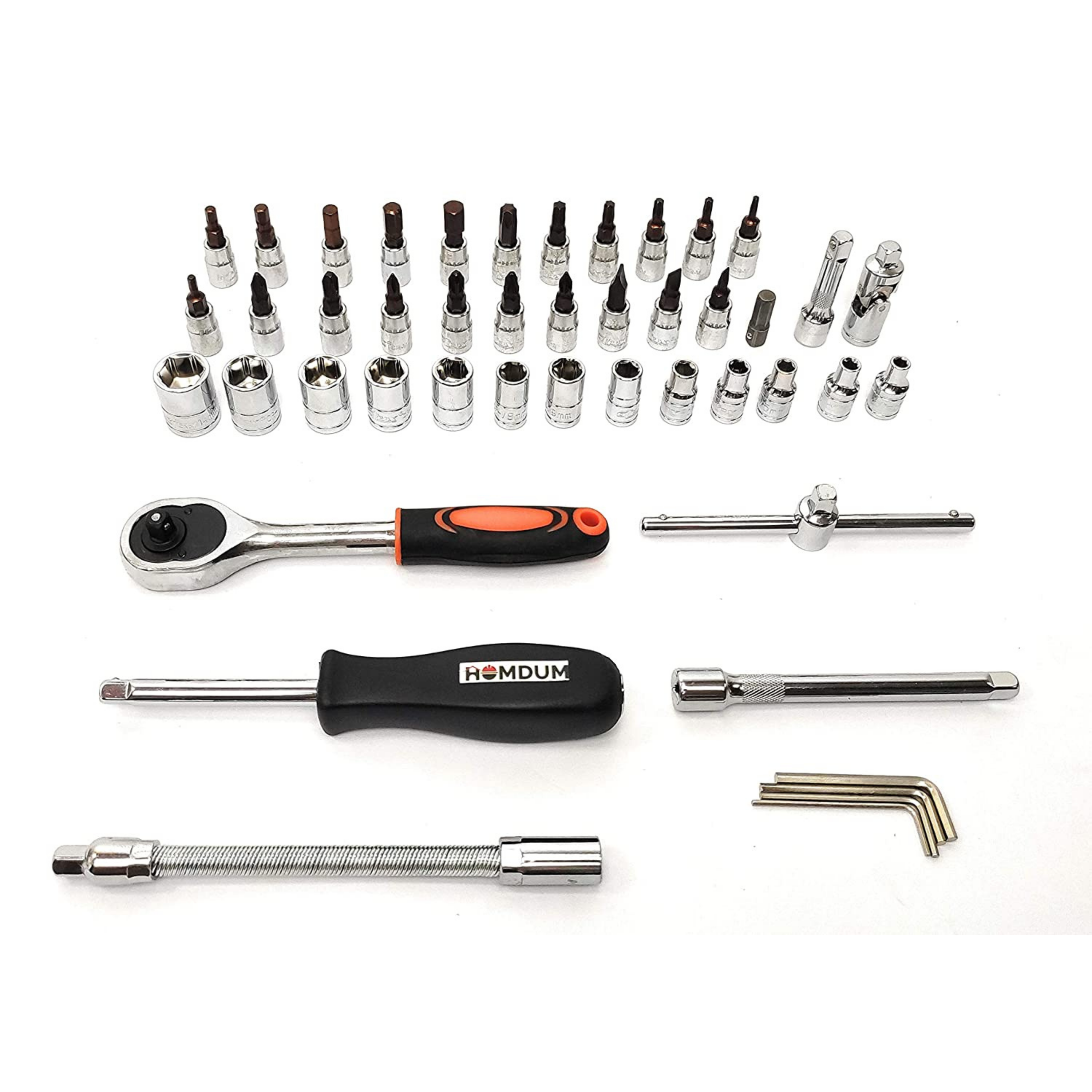 Homdum 46 pc Socket Wrench Set