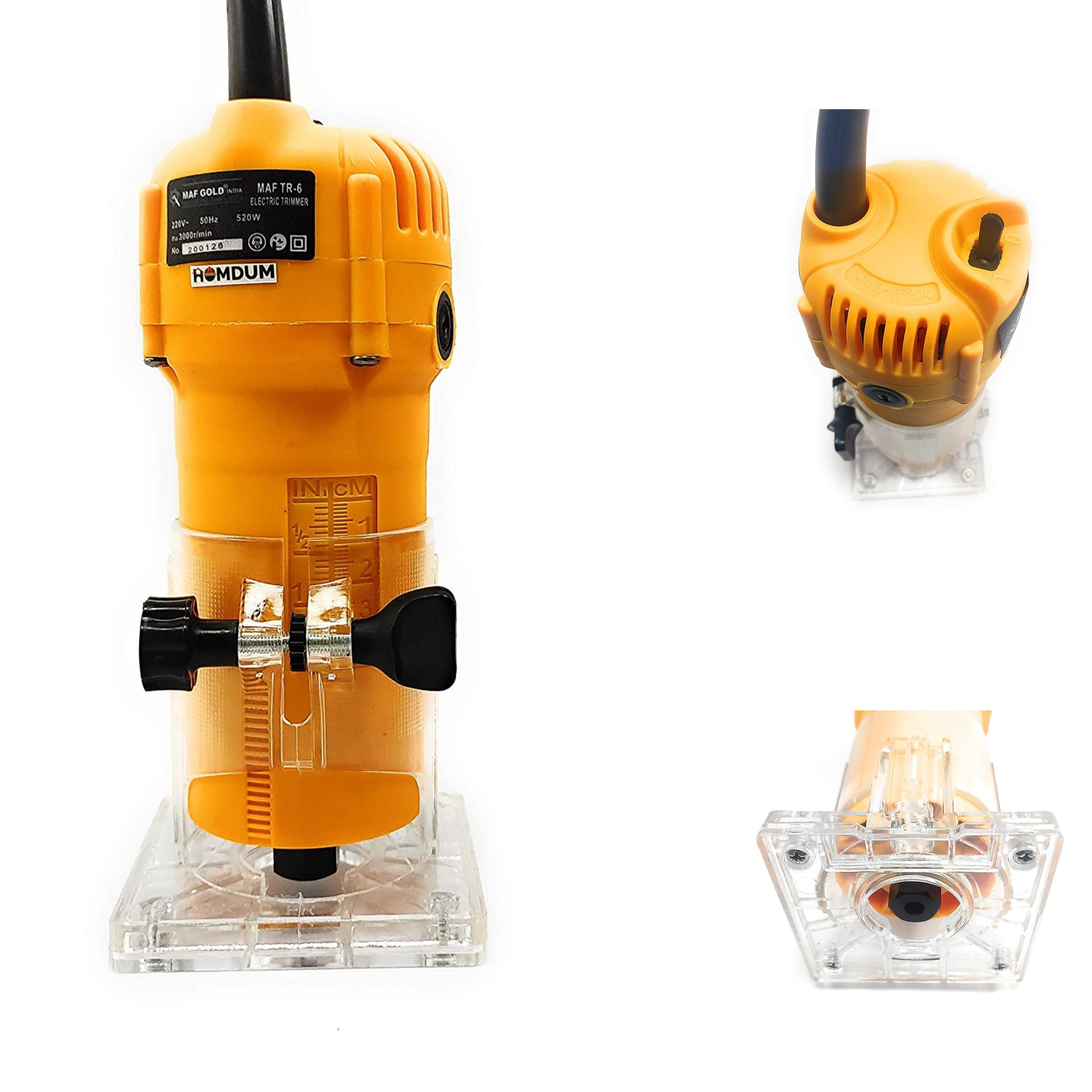 Homdum Router Machine/Laminate Trimmer machine/Multi Shapes WoodWorking tool