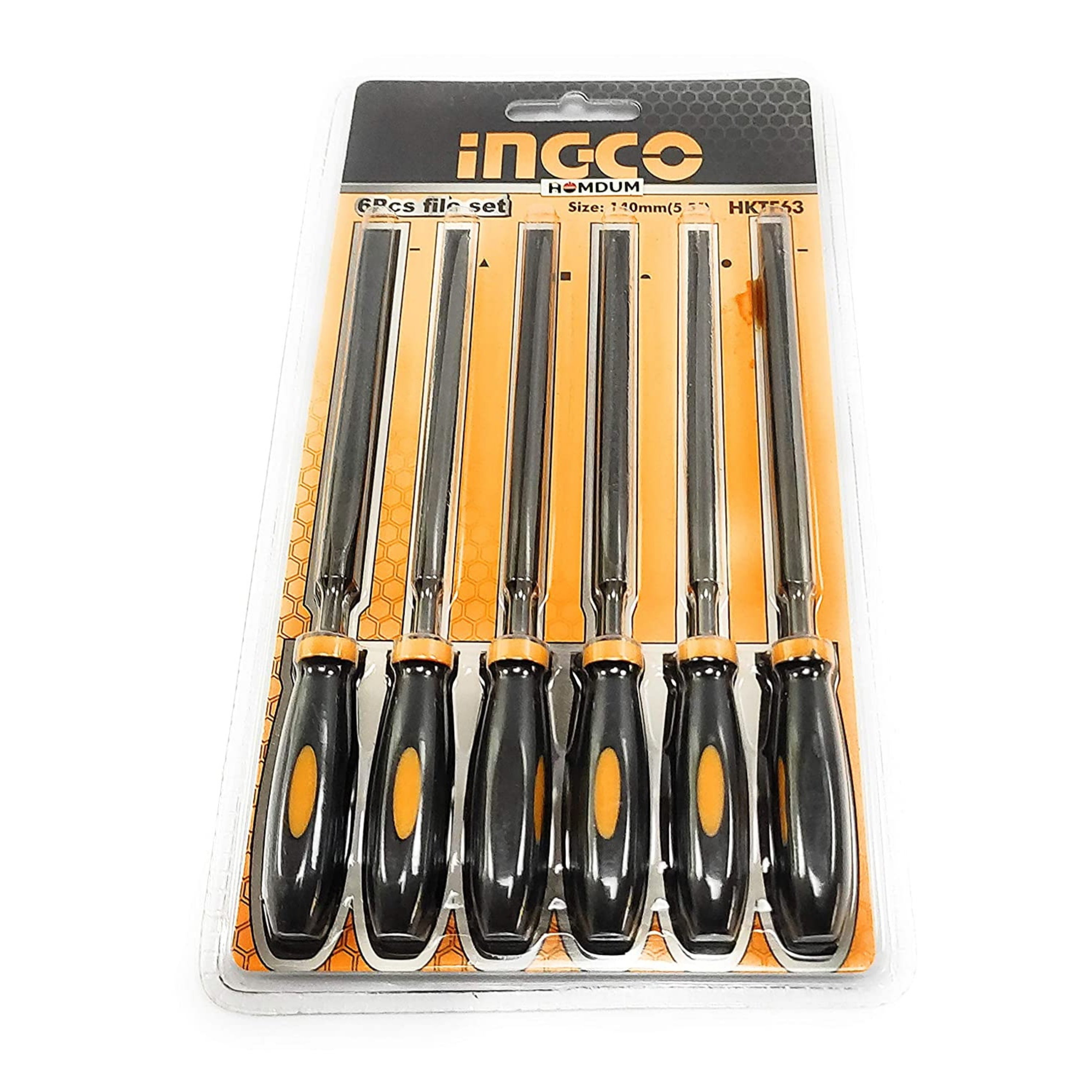 Homdum Ingco needle file set wood carving glass