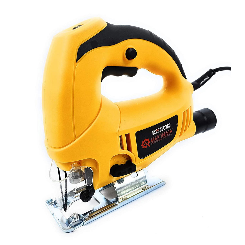 Homdum Jigsaw Machine 710W Electric, 5 stage variable speed, 70mm cutting blade (easy click installation) with 3 level pendulum settings, cutter for wood metal plastic