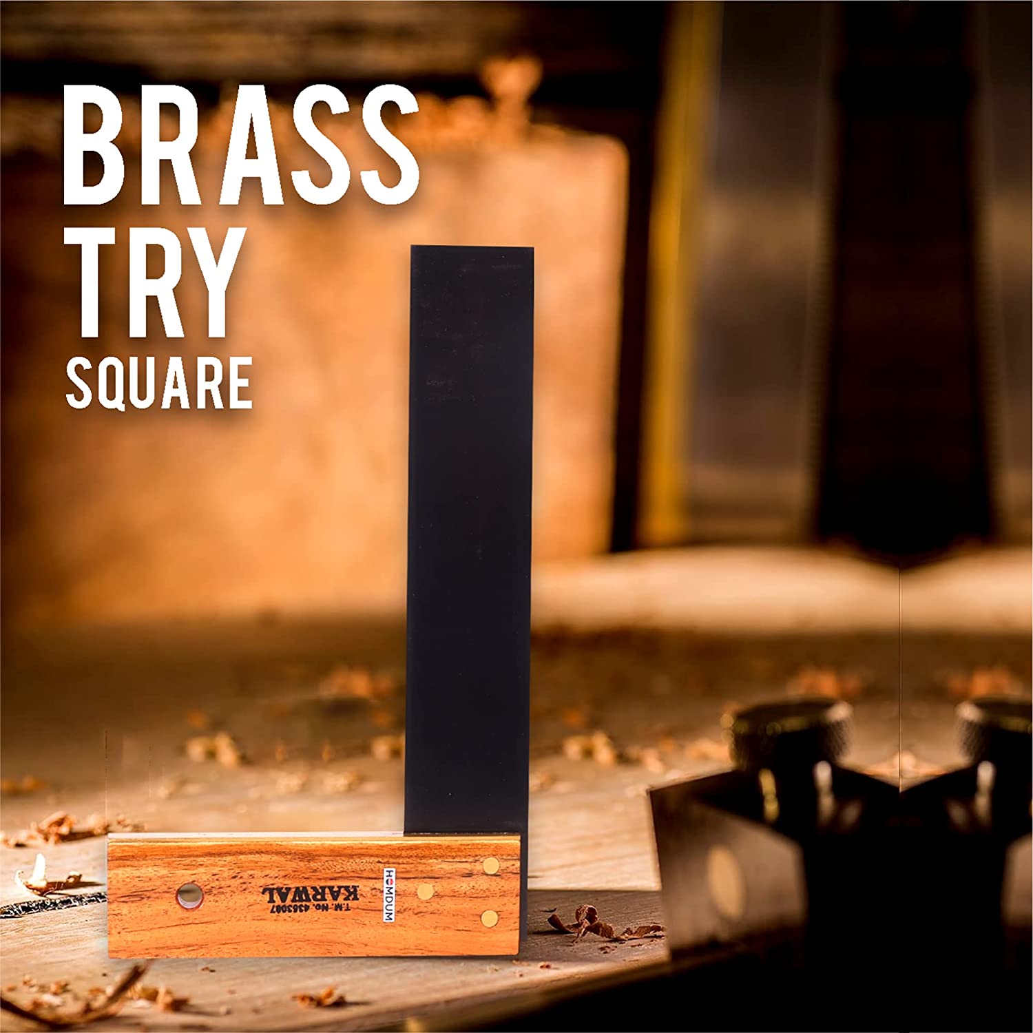 HOMDUM 9INCH CARPENTER TRY SQUARE