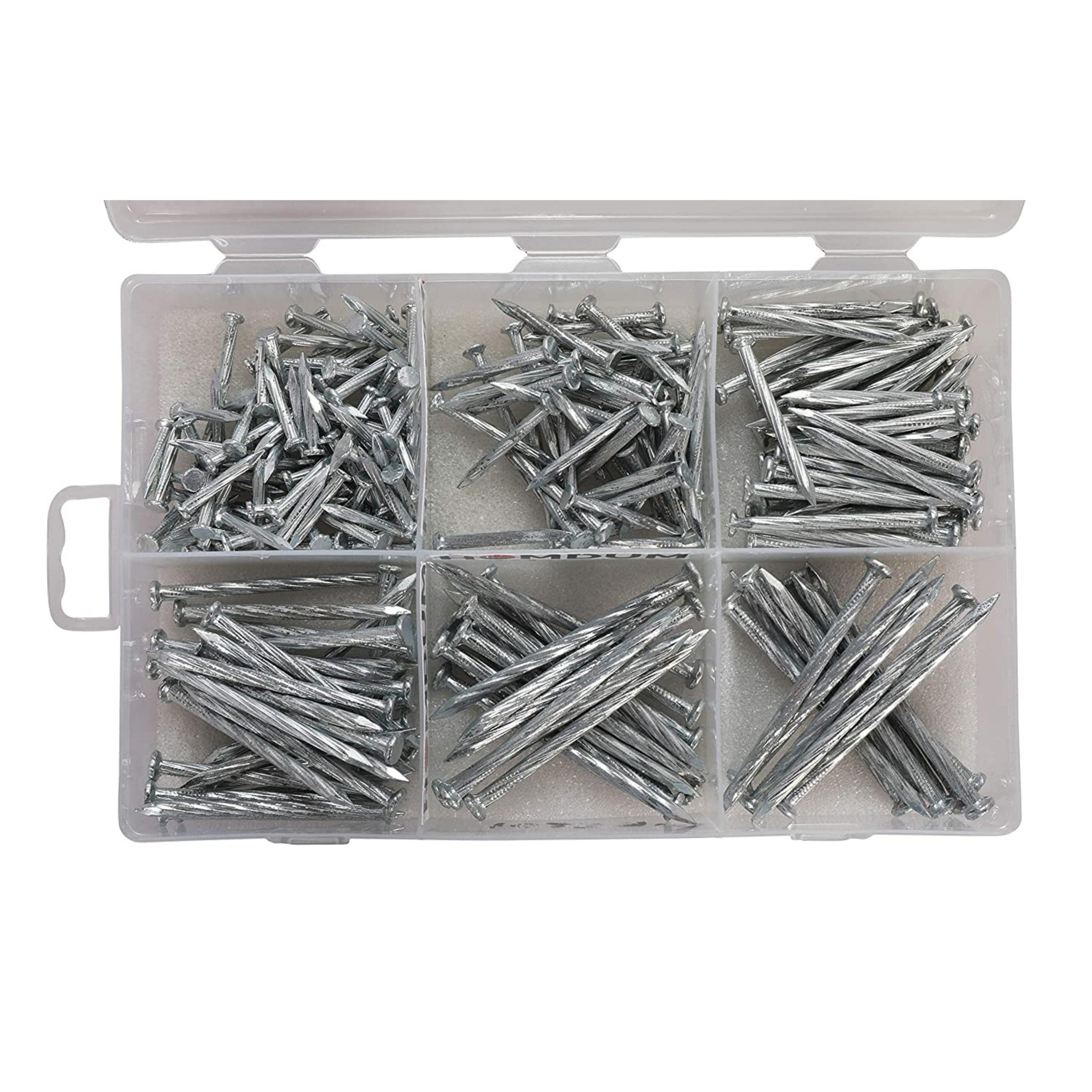 Homdum Assorted Hard Steel Concrete Nails (1”-1½”-2”-2½” -3”)