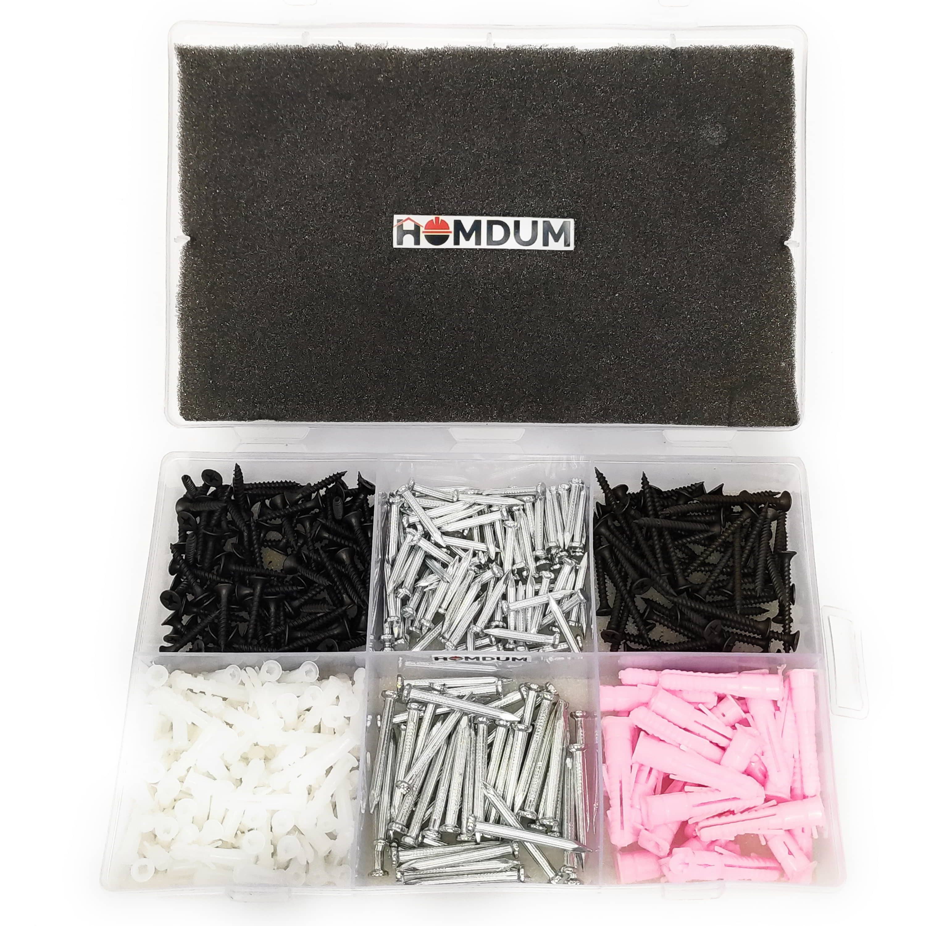 Homdum Screws and Nylon Plugs Set