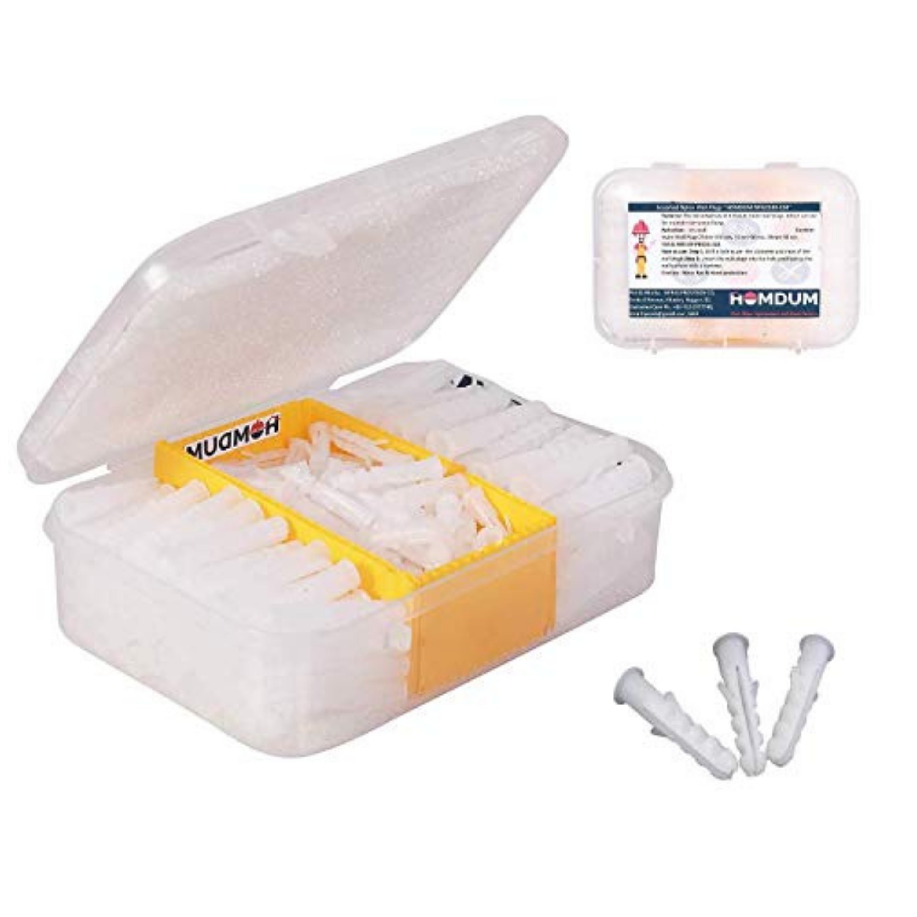 Homdum Assorted Nylon Wall Plugs