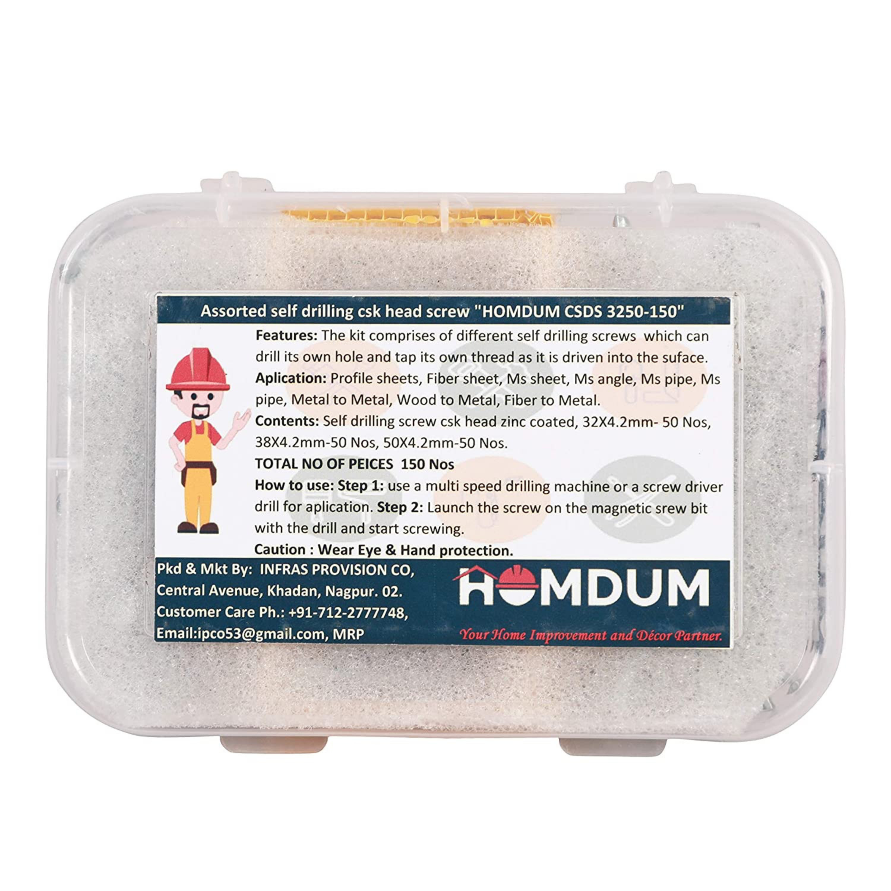 Homdum csk flat head screw