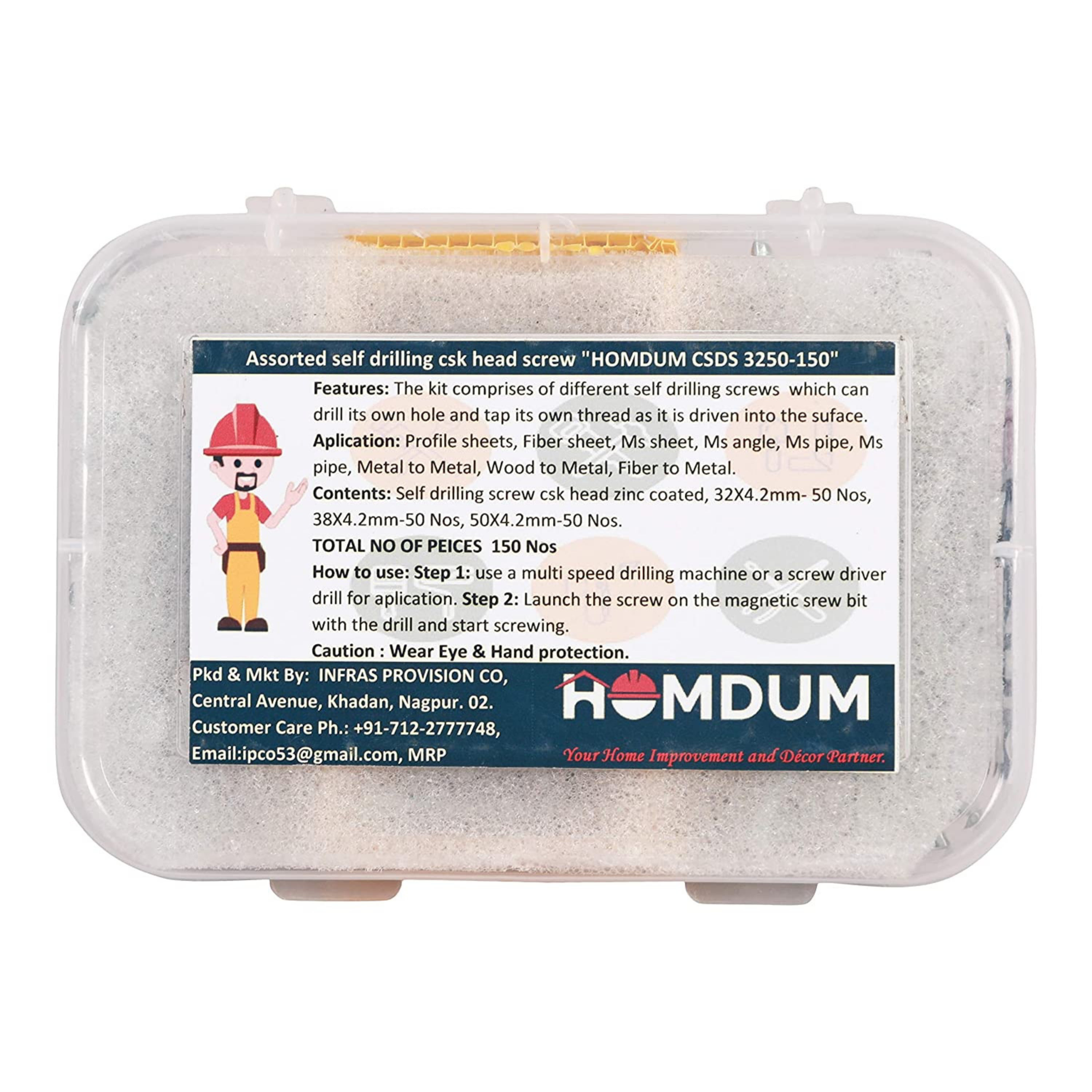 Homdum screw combo