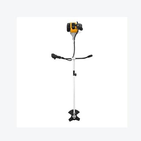 Homdum Brush Cutter INGCO Heavy Duty Petrol Grass Trimmer Machine with Blade Attachment 2 Stroke Engine 43CC Crop Harvester Grass Cutting Weeder Machine.