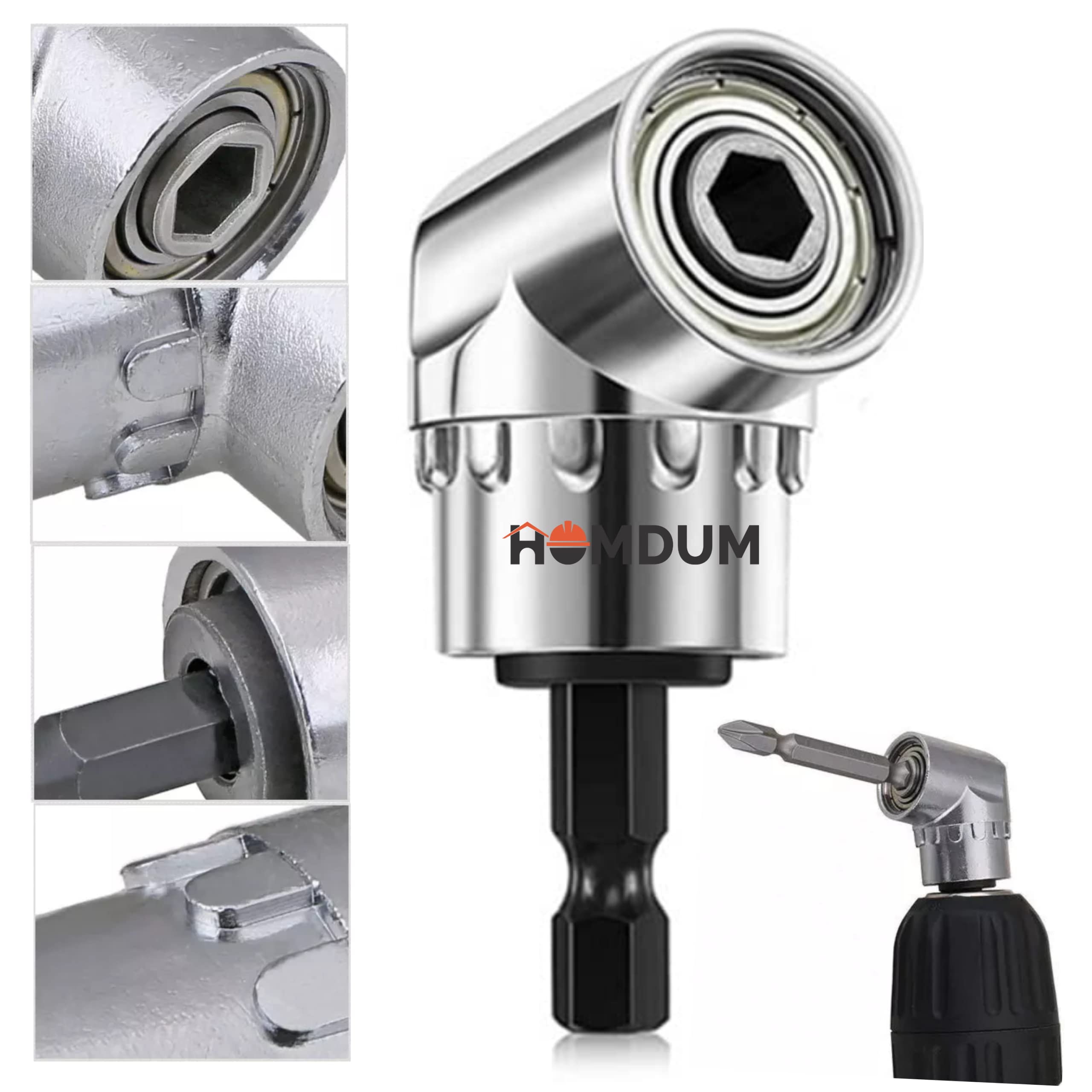 Homdum 105 Degree Right Angle Drill Attachment