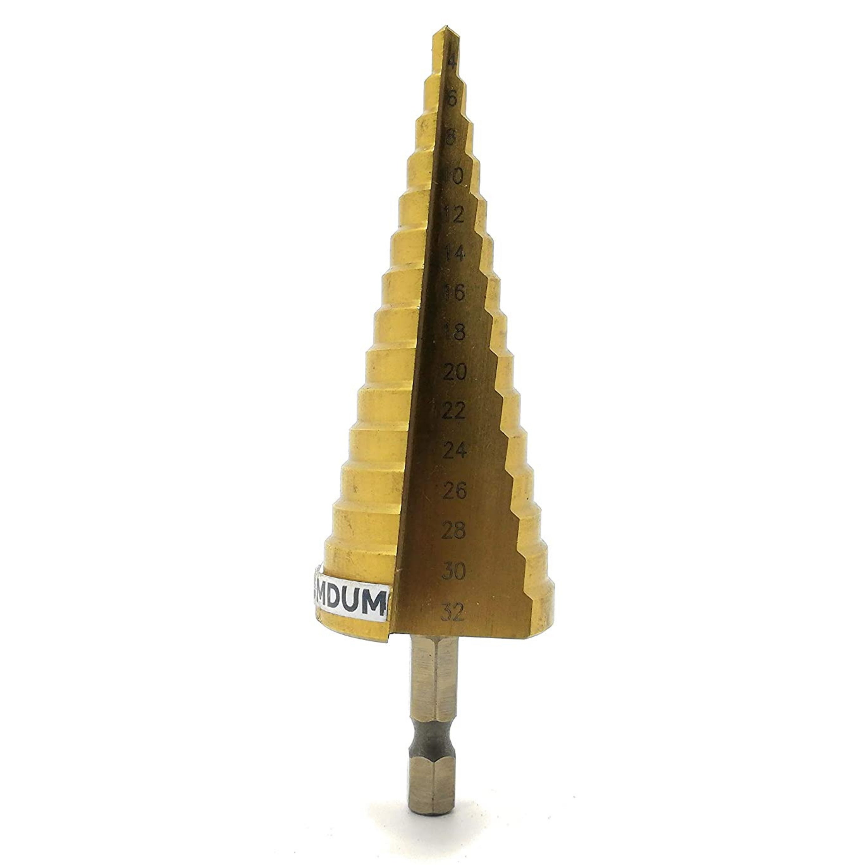 Homdum HSS Titanium Coated Hex Shank 4-32 MM