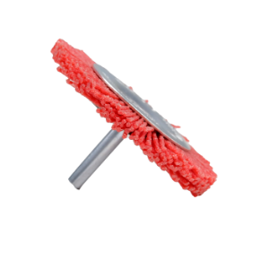 Homdum INGCO Red Nylon Fiber Brush Circular Brush 75 mm Diameter ¼” Shaft 4500rpm Drill bits Cleaning Brush Polishing Brush Derusting disc Brush