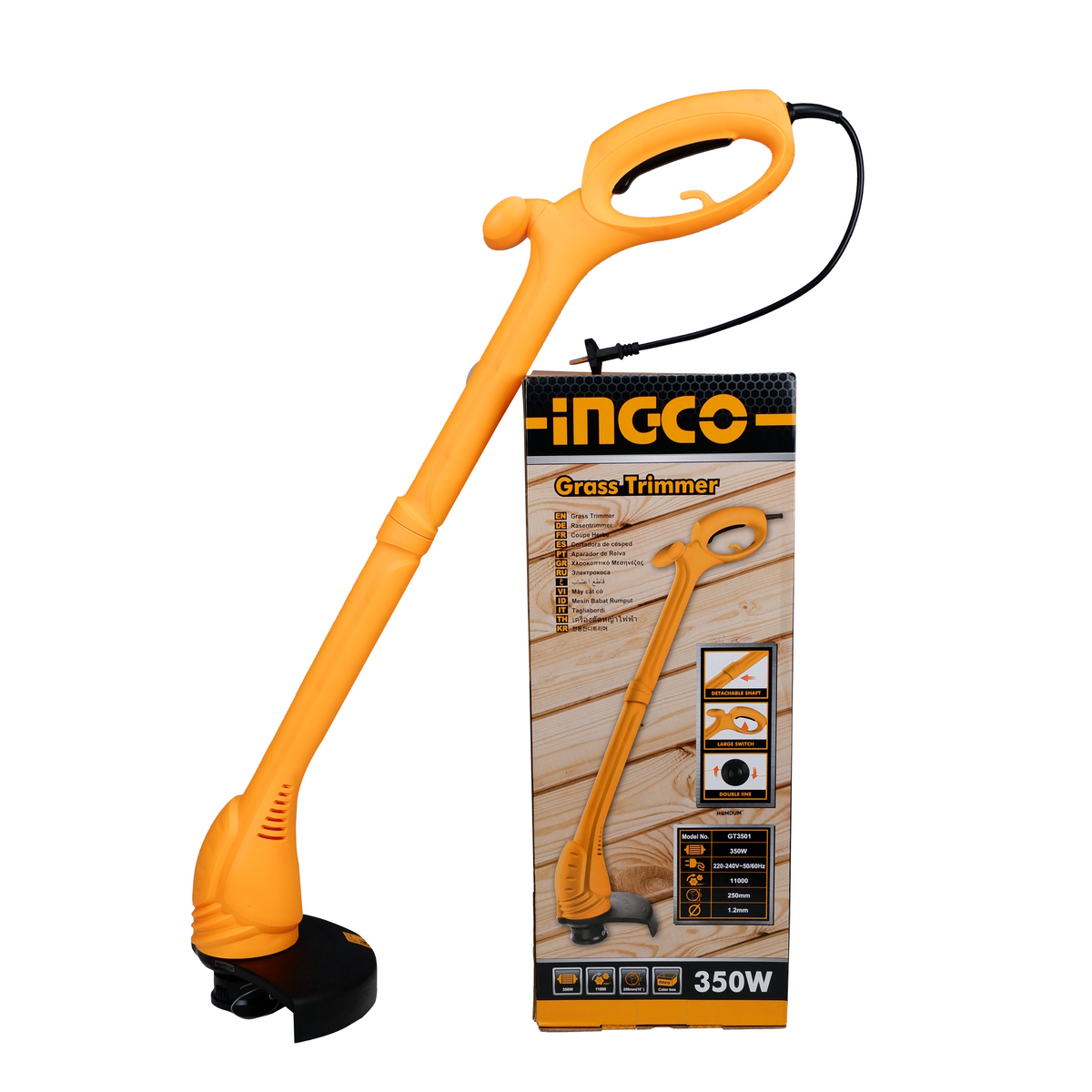 BUY Ingco Strimmer 350W electric brush cutter grass trimmer 11000