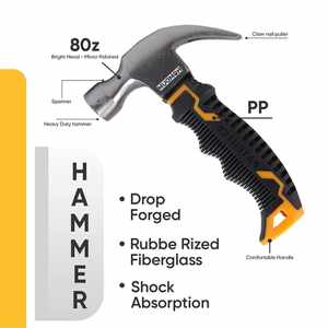 Homdum Stubby Claw Hammer Mini 8oz