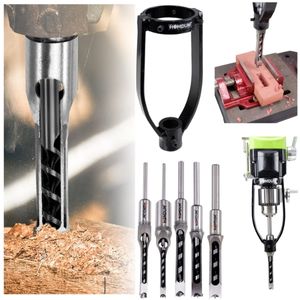 Homdum Square Drill Bit Set WIth Jig