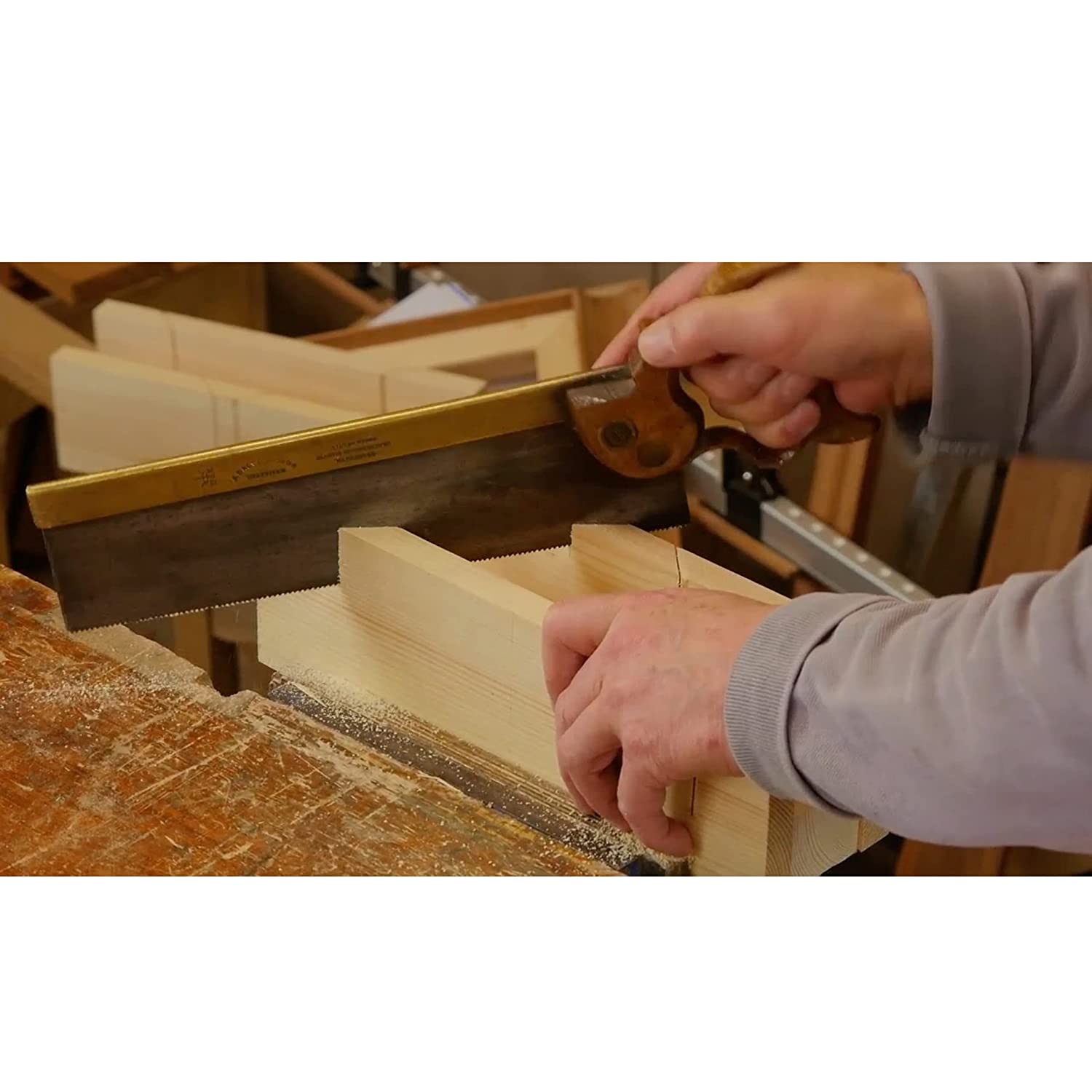 HOMDUM WOODEN MITRE BOX 45 & 90 DEGREE