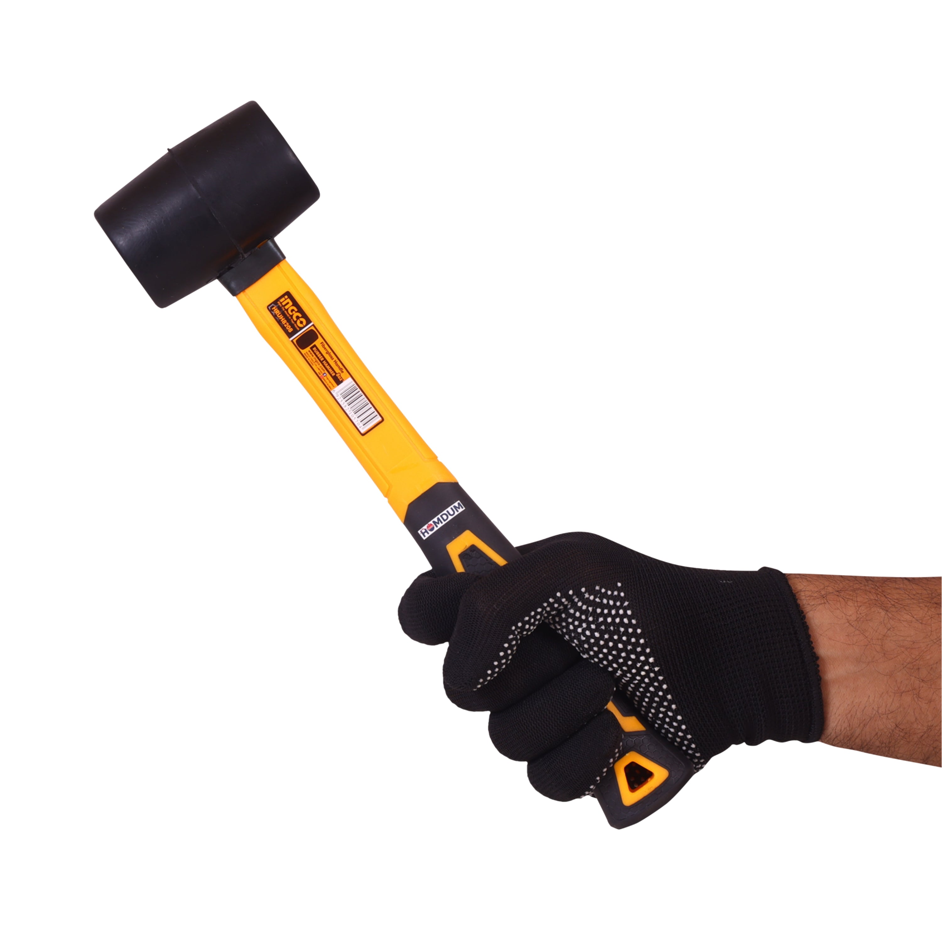 Homdum Professional 8Oz Rubber Mallet Hammer INGCO