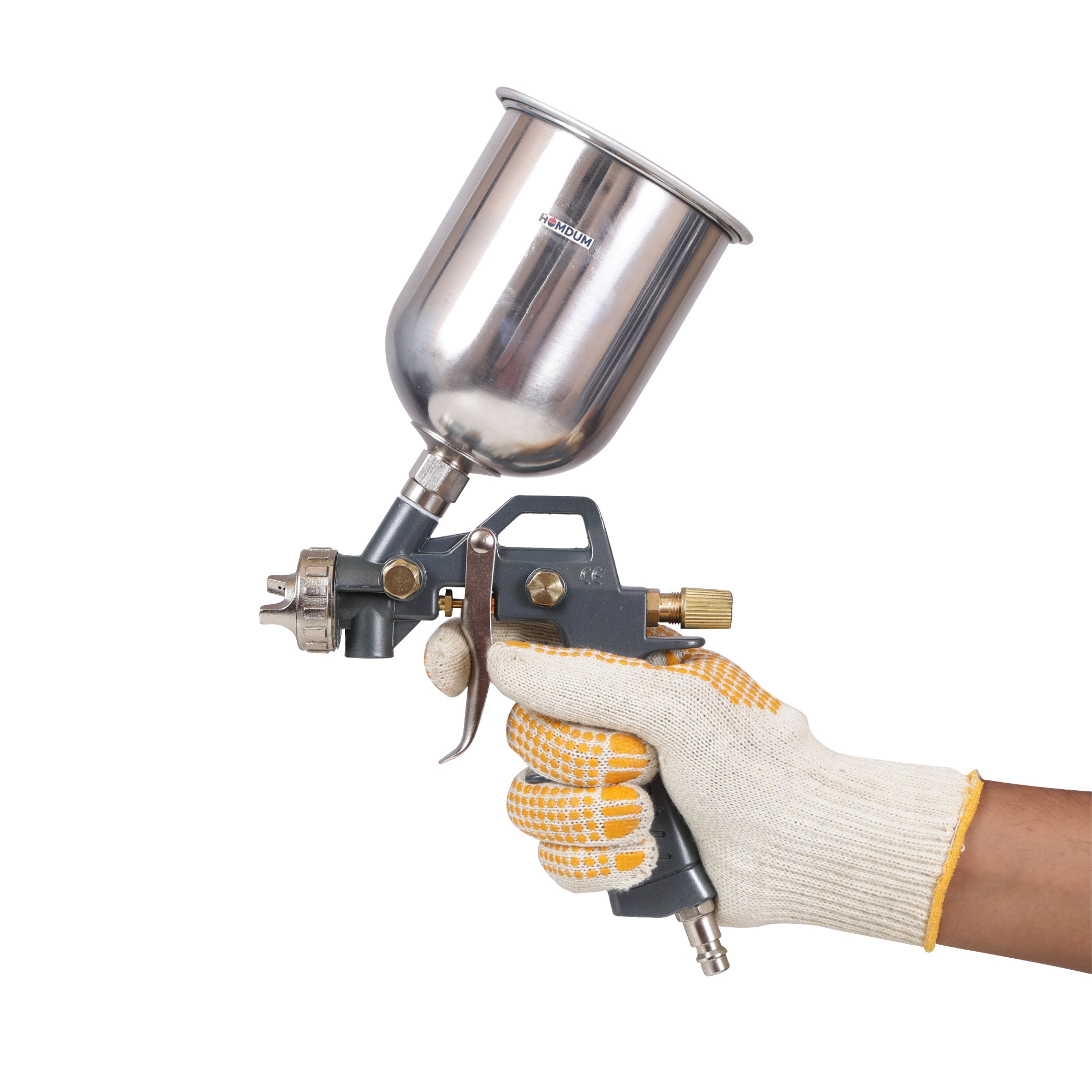 Homdum 1 Pint Paint Spray Gun 1.4mm Stainless Steel Nozzle