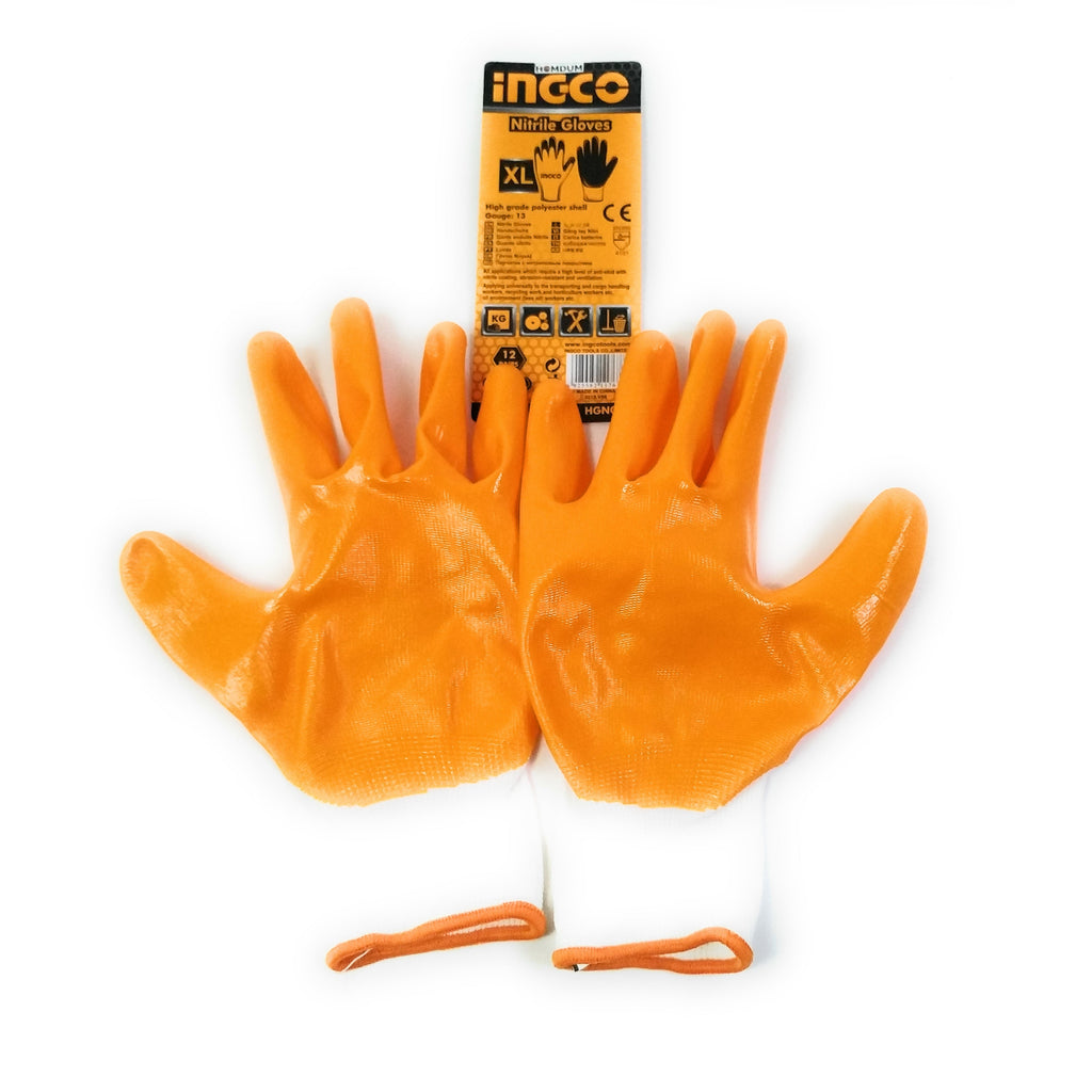 Homdum Coated Gloves – Anti-Skid Gloves – Super Grip Gloves – Latex Palm Coating Polyester Shell – Heavy 13 Gauge - Puncture Resistant – Multi-Purpose Gloves