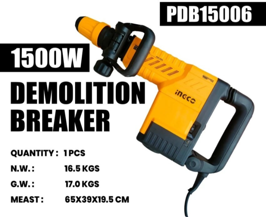 PDB15006 INGCO 1500W 6-25J Jack Hammer Breaker