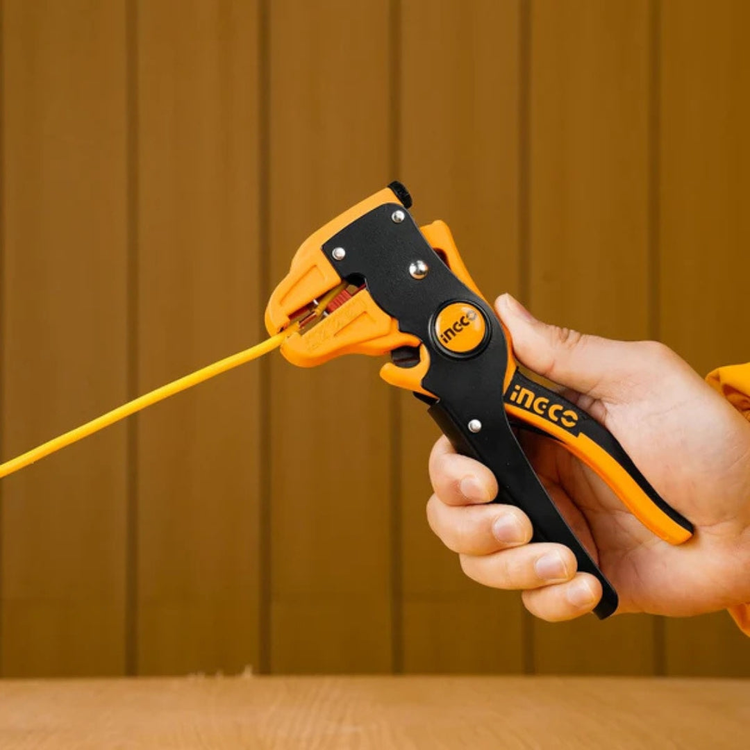 INGCO  2 in 1 Cable Wire Stripper & Cutter Tool for Electrical Repair - HWSP15608