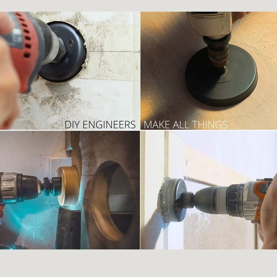 16 Pcs Hole Saw Set Drill Bit Carbide Tipped Round Cutter