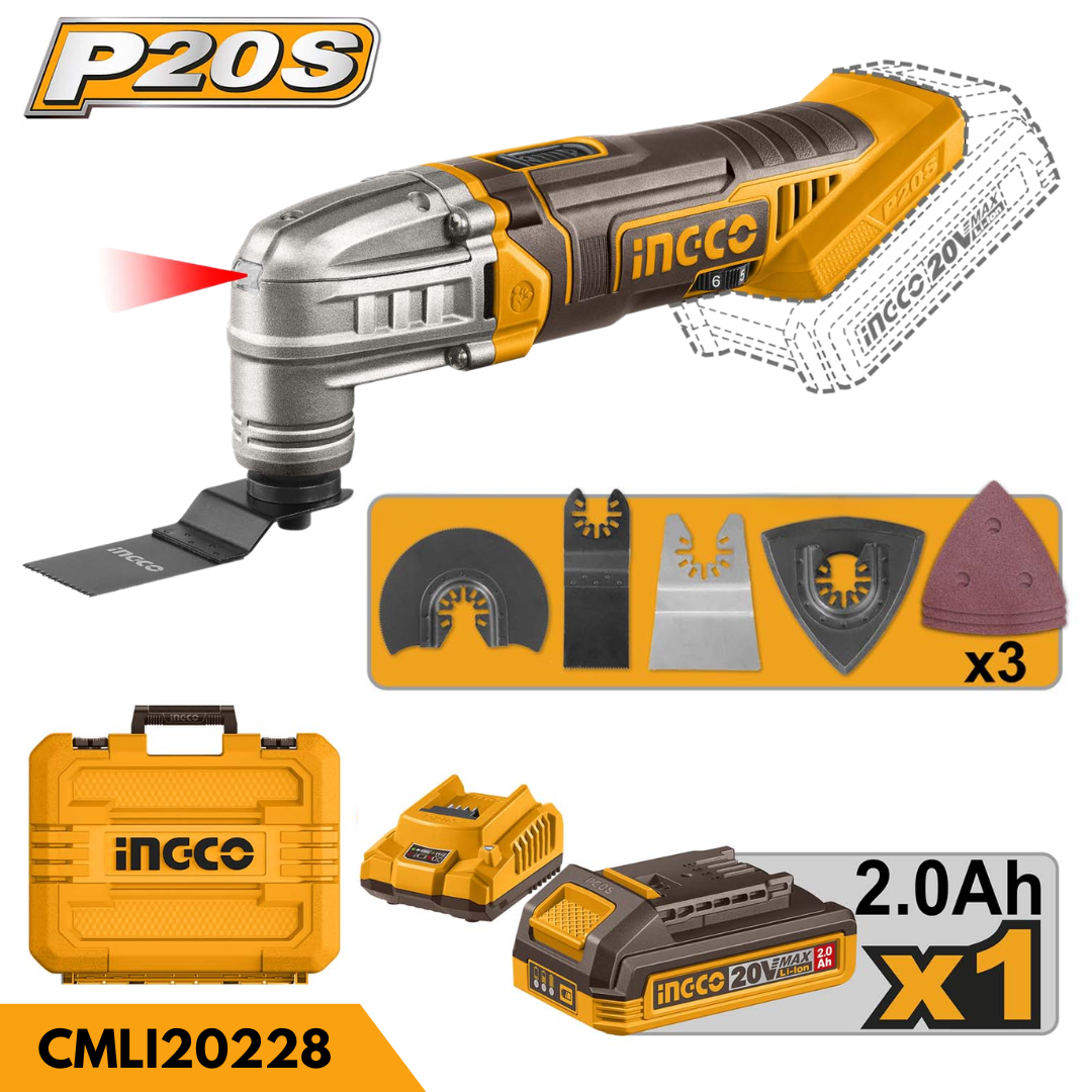 CMLI20228 INGCO CORDLESS MULTI-TOOL