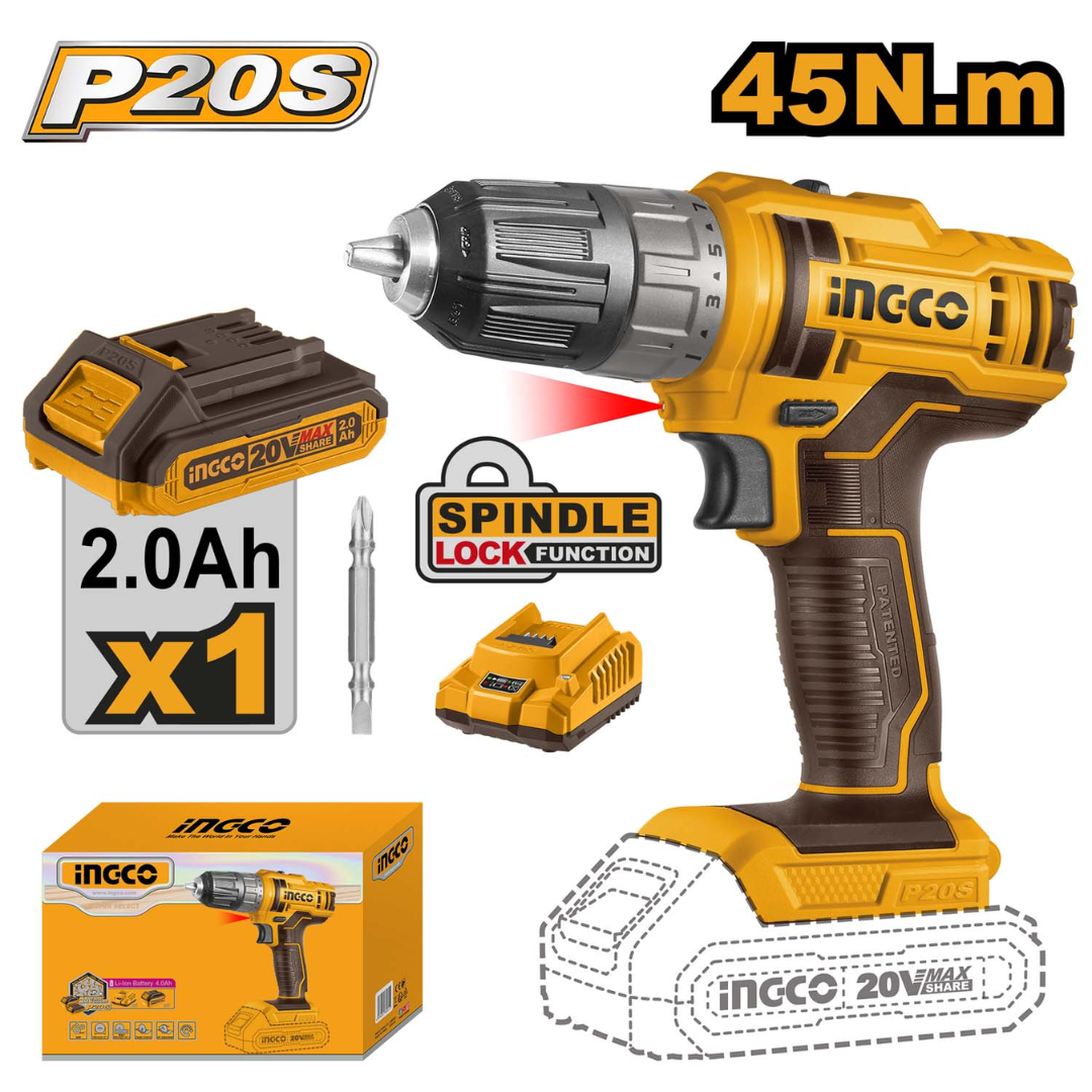 CDLI200518 INGCO CORDLESS DRILL