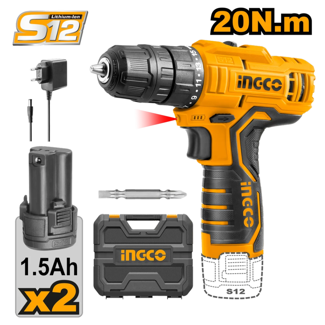 CDLI12208 INGCO CORDLESS DRILL
