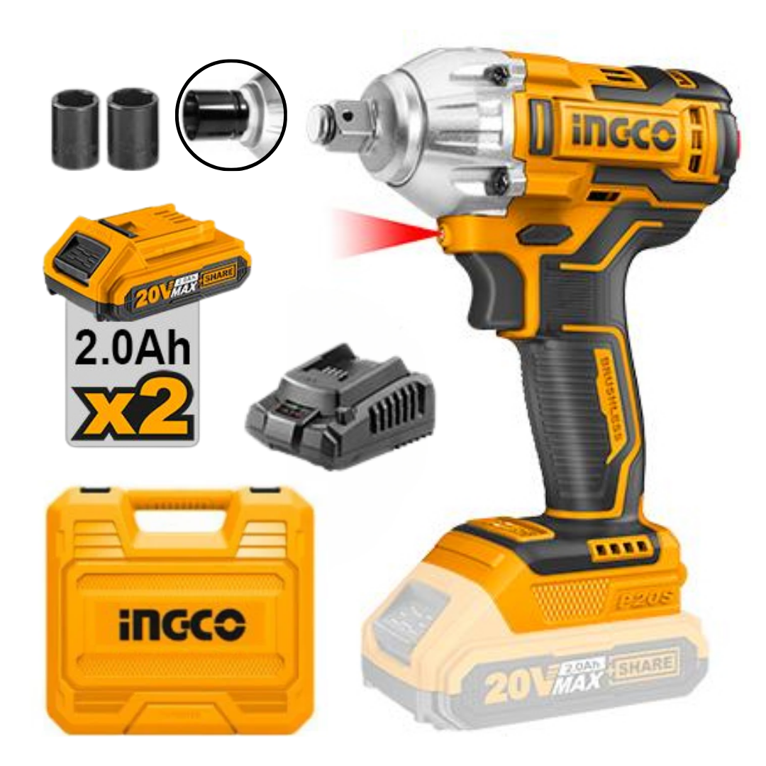 CIWLI20208 INGCO IMPACT DIRIVER & WRENCH