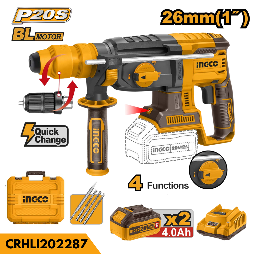 CRHLI202287 INGCO CORDLESS HAMMER DRILL
