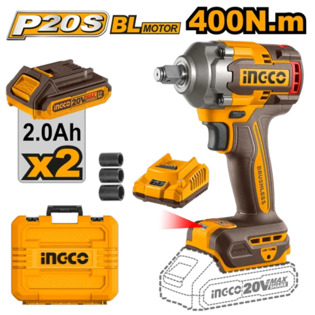 CIWLI2040 INGCO CORDLESS IMPACT WRENCH